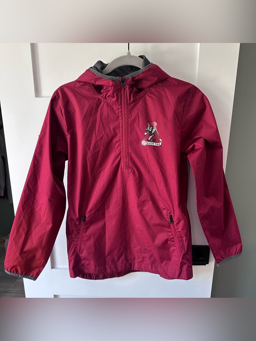 Alabama Crimson Tide Youth Gen 2 Half-Zip Anorak Windbreaker Jacket M 10/12